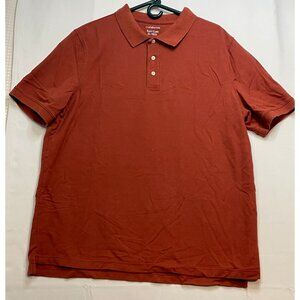 Croft & Barrow polo shirt mens XL short sleeve collared brown